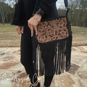 Rio Grande Tooled Leather Purse by Countryside Co.