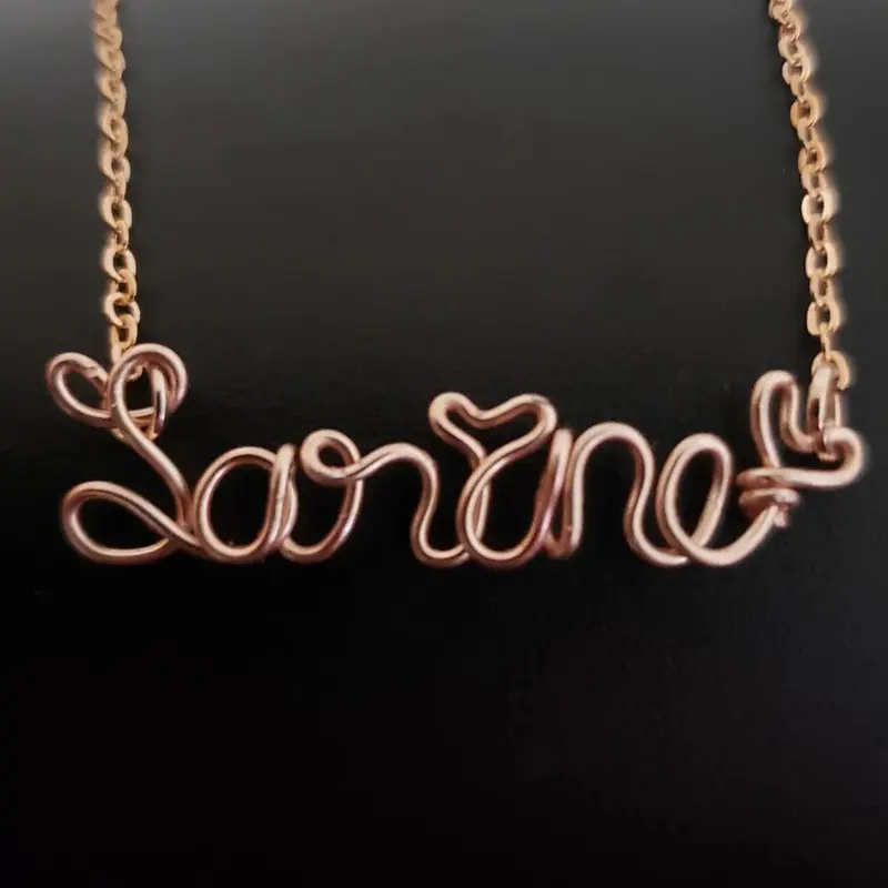 Personalized Custom Name Necklace for Valentine, Birthday, Anniversary Gift