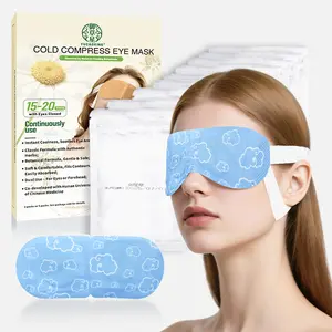 Self Cooling Cold Compresses Eye Masks, Depuffing & Refreshing Cold Eye Mask, Dry Eye Relief, Travel-friendly, Moisturizing Hydrating