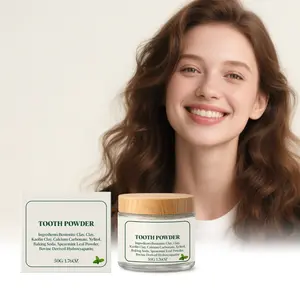 Teeth Whitening Powder with Nano Hydroxyapatite, Contains Citric Acid and Menthol, Fluoride-Free, Safe and Effective Teeth Care