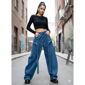 Wide Leg Statement Jeans