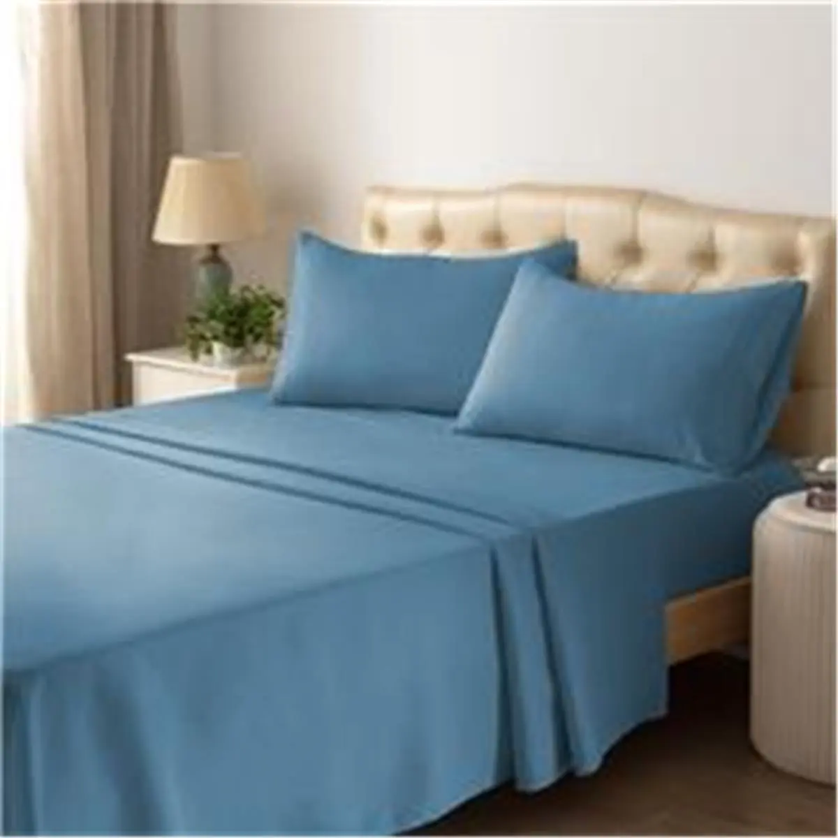 Hotel Collection Microfiber Material Reptile & Amphibian Decoration 4-Pieces Super Comfortable Soft Bed Sheet Set - Navy, King, King Size Bed, Four-Piece