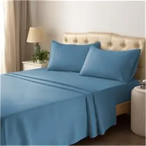 Hotel Collection Microfiber Material Reptile & Amphibian Decoration 4-Pieces Super Comfortable Soft Bed Sheet Set - Navy, King, King Size Bed, Four-Piece