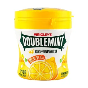 DOUBLEMINT Crispy Soft Mint Candy Lemon Mint Flavor 80g - Refreshing Treat for All Ages