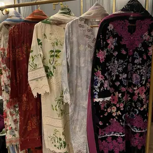 Pakistani Lawn embroidered stiched 3 pieces luxury collection