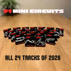Mini Circuit/Mimic Miniature Scale Table top Racing Track Inspired Design for Collectors and Players Compact Size Perfect for Indoor Use