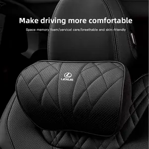 Car Memory Foam Headrest For Lexus F-SPORT ES RX NX LS UX LM LX GX LC RZ IS CT GS RC HS SC TX LBX IS300 RX350 LS500 LX600 NX260 CT200