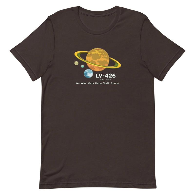 LV-426 Cotton Unisex T-Shirt for Men - Casual Streetwear Top