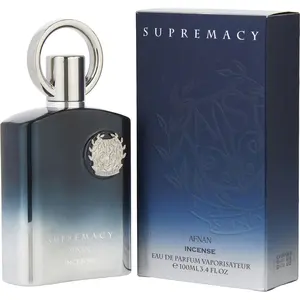 Afnan Supremacy Incense Eau De Parfum for Men, Bergamot, Amber, Opoponax, Spices, Rich Scent