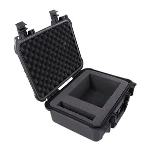 Waterproof Hard Travel Case 10" with Padlock Rings & Customizable Foam - Fits Devices and Accessories up to 8.5" x 6" x 3.25" - Airtight & Crushproof Design