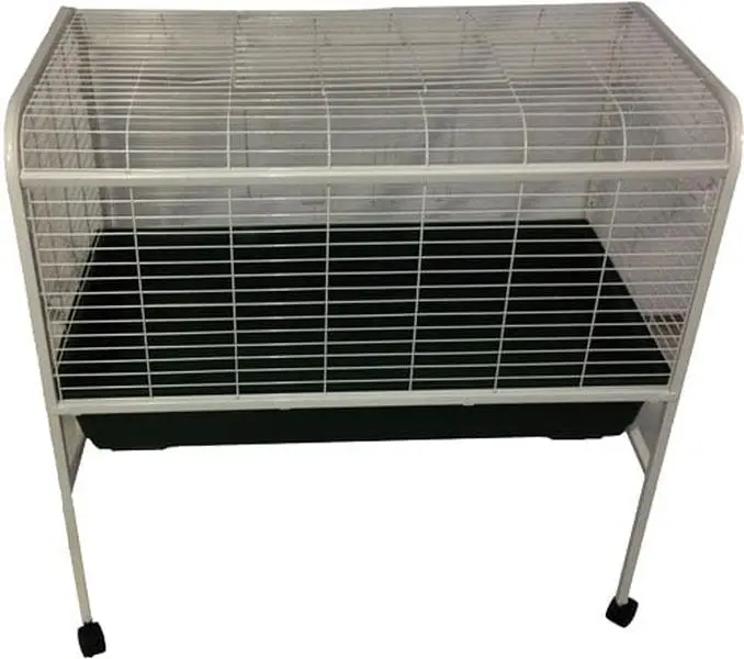 A & E Cage RB100P Red Deluxe Rabbit Cage & Stand - Red