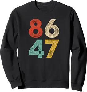 Vintage Classic 86 47 Anti Trump 2024 Impeach President Sweatshirt