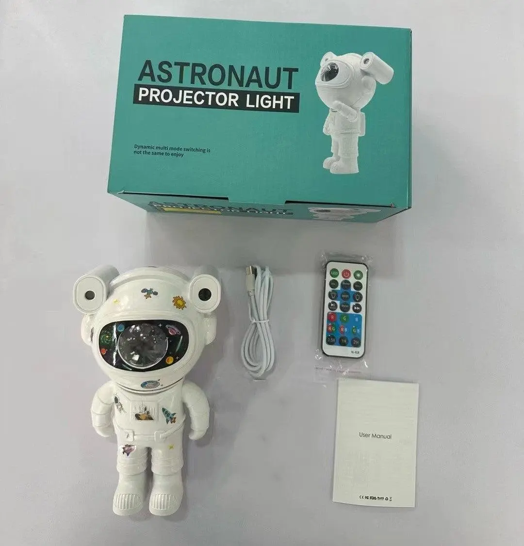 New Aurora Astronaut Nebula Decorative Vortex Projector Audio Cable
