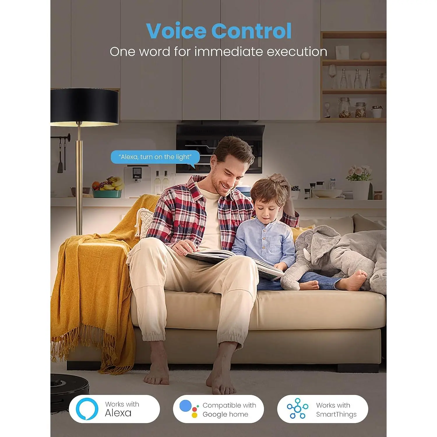 Smart Plug 5GHz & 2.4GHz, Smart Outlet WiFi Socket with APP Remote Control, Compatible with Alexa & Google Home, 4 Packs