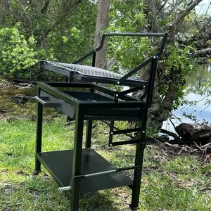 Heavy-Duty 360° Rotating Barbecue Grill with Rotating Feature for Enhanced Cooking Experience