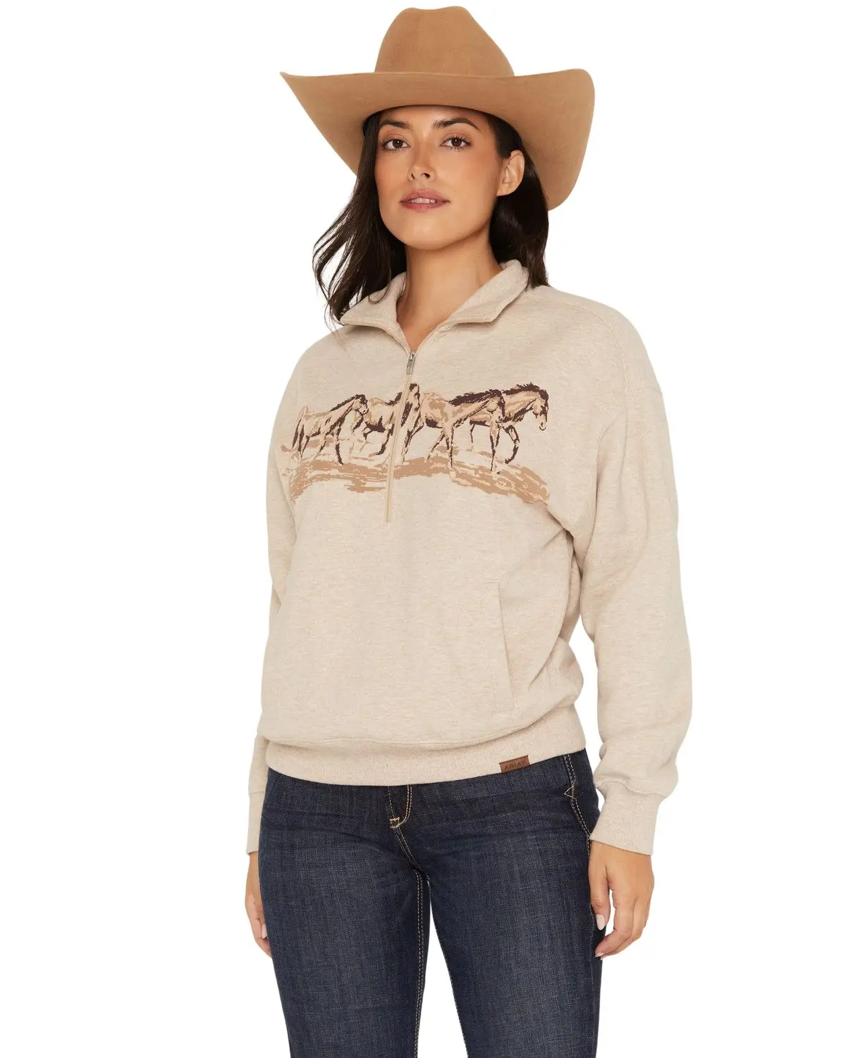 Ariat Women's Women'S Running Wild 1/2 Zip Pullover - 10079255