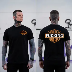 Yeah It’s A F RoadGlide Biker T-Shirt, Funny Motorcycle Rider Tee, Rebel Streetwear Graphic T-Shirt, Harley Style Riding Apparel, Menswear
