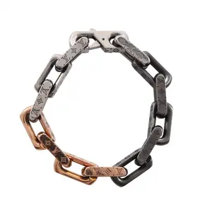 Pre-owned Louis Vuitton Stainless Small Leather Goods Monogram Steel Bracelet