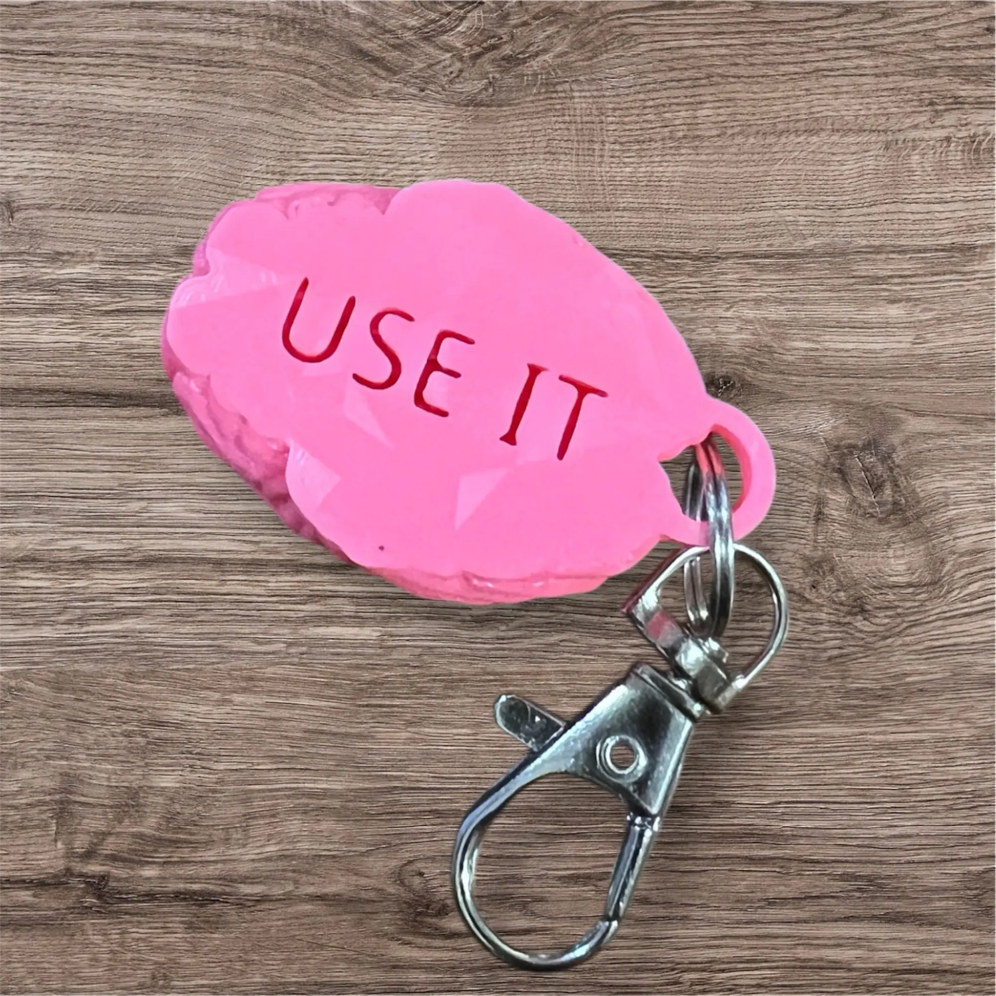 Brain Keychain – Unique 3D Printed Brain Charm | Fun Neuroscience Gift | Anatomical Brain Key Ring for Students, Doctors, and Science Lovers