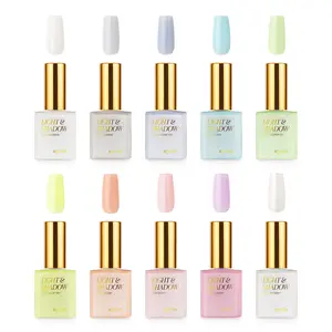 APRÉS Light & Shadow Sheer SummColors Sheer Gel Polish 10 Pcs Collection Seafoam Greens Cool Blues Delicate Rosy Pinks HEMA-Free Vegan Cruelty-Free