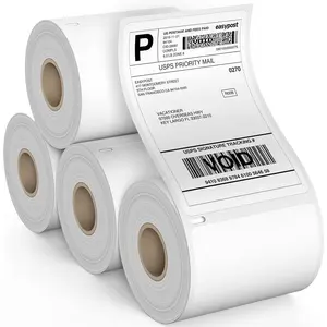 Thermal Shipping Labels Compatible with Dymo LabelWriter 4XL, Water Resistant, Adhesive, Perforated, NOT for 5XL