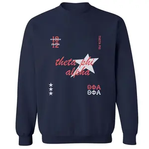 Custom Your Sorority Sweater - You're A Star Crewneck / Navy Sorority Crewneck Sweatshirt / Sorority Apparel / Greek Apparel