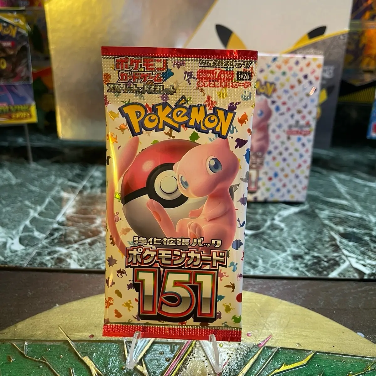 gold pokemon trainer cards Pokemon Card】151 (SV2a) Japanese Booster Box main image 1