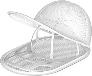 Baseball Cap Washer Cage - Sturdy Frame Laundry Protector for Adult/Kids Hats, Machine Safe Cleaner (1-Pack)