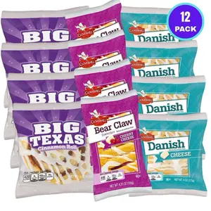 Cloverhill Ultimate Danish Variety 12 Pack - 4x Cherry Cheese, 4x Cheese, 4x Cinnamon Roll