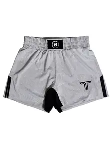 Bellator Night Vision 5" Pro Fight Short - White