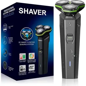 Electric Razor for Men - Electric Shavers for Men with Magnetic Detachable Head, 3D Floating Head, Ideal for Travel, Office, and Business Trips