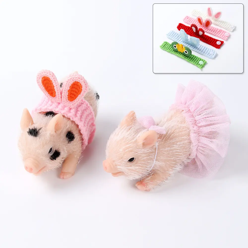 Mayfair Reborn Full Body Silicone Mini Pig Collectible Doll, Cute Lifelike Design, Adorable Outfits Included, Soft Cuddly Father's Day Gift by summerwins, Collectible Dolls
