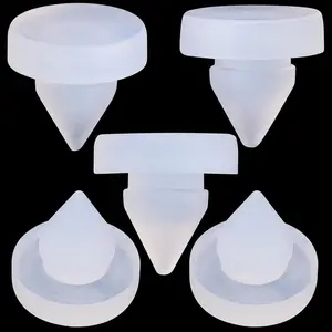 5PCS Brake Pedal Stop Pads Brake Light Switch Stopper Brake Switch Pad Car Truck Auto Brake Pedal Pad Replacement for 46505-SA5-000 Polyurethane White