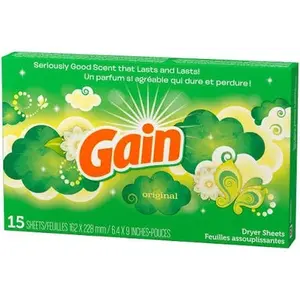 Gain Fabric Softener Dryer Sheets, 15-ct. Boxes