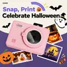 Hanin Z5S Instant Print Camera & 2x3 Portable Bluetooth Photo Printer for iPhone & Android, Full-Color Dye-Sub Ink-Free Printing, Print from Phone or Camera, for Travel, Party, Couple & Family Photos, GiftedInLove