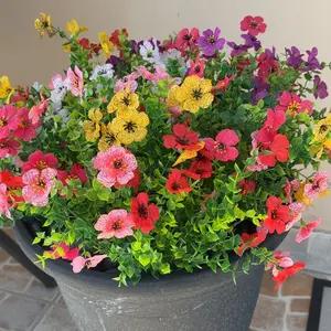 Artificial Flowers for Outdoor Indoor Garden Home Decoration, Faux Flower Daisy with Eucalyptus Leaves Fake Plants Greenery Boxwood Porch Patio, 12 Bundles (Mix Pink Red Purple Yellow) Artificial Flowers for Outdoor Indoor Garden Home Decoration, Faux Flower Daisy with Eucalyptus Leaves Fake Plants Greenery Boxwood Porch Patio, 12 Bundles (Mix Pink Red Purple Yellow)