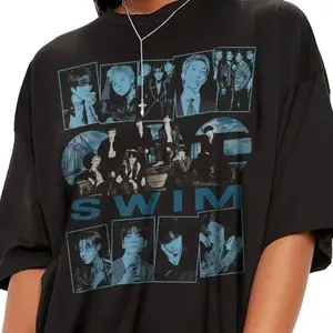 Bangtan Shirt, Swim Army Retro 90s Shirt, Gifts For Fan, Bangtan Tour Shirt, Music Gift 12N 9NB