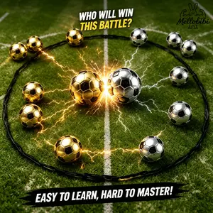 Magnetic Battle Game – 2 Player Strategy Toy, Don’t Touch Opponent or You Lose，Magnetic Chess Football chess，Magnetic Strategy Game – 2 Player Tabletop Chess Game, Avoid Opponent’s Magnet Balls to Win