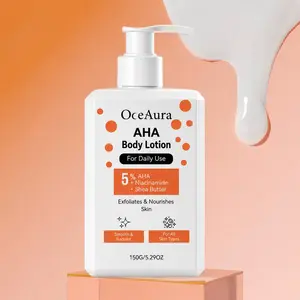 5% Aha Body Lotion, 150g, Niacinamide, Moisturizing Smooth, Brightening Skin, Daily Body Care, Suitable for All Skin Types