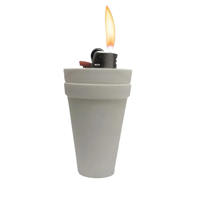 Double Styrofoam Cup Lighter Sleeve Double Styrofoam Cup Lighter Sleeve