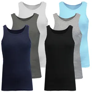 Men's 3-Pack Heavyweight Ribbed Tank Top (Sizes, M-2XL)