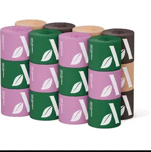 100% Bamboo 3-Ply Toilet Paper 24 Rolls 350 Sheets FSC Certified Soft and Strong Absorbent Fragrance Free 350 Count Pack of 24 Plastic-Free - Wipes