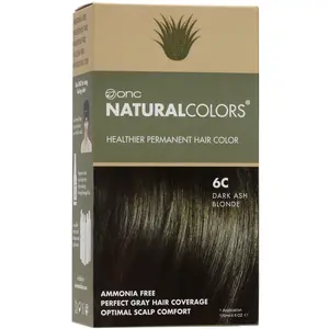 6C Dark Ash Blonde Heat Activated Hair Dye With Organic Ingredients 120 mL / 4 fl. oz.