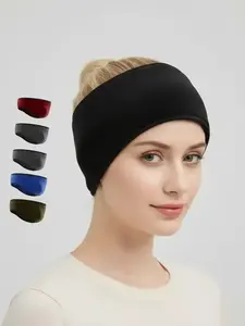 Winter Fleece Ear Warmer Headband, Headband for Camping, Soft Comfortable Windproof, Ideal for Skiing Running Cycling Outdoor Sports, Keep Ears Warm