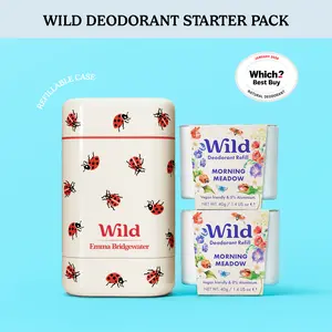 Emma Bridgewater Lady Bird Case Refillable Deodorant Starter Kit