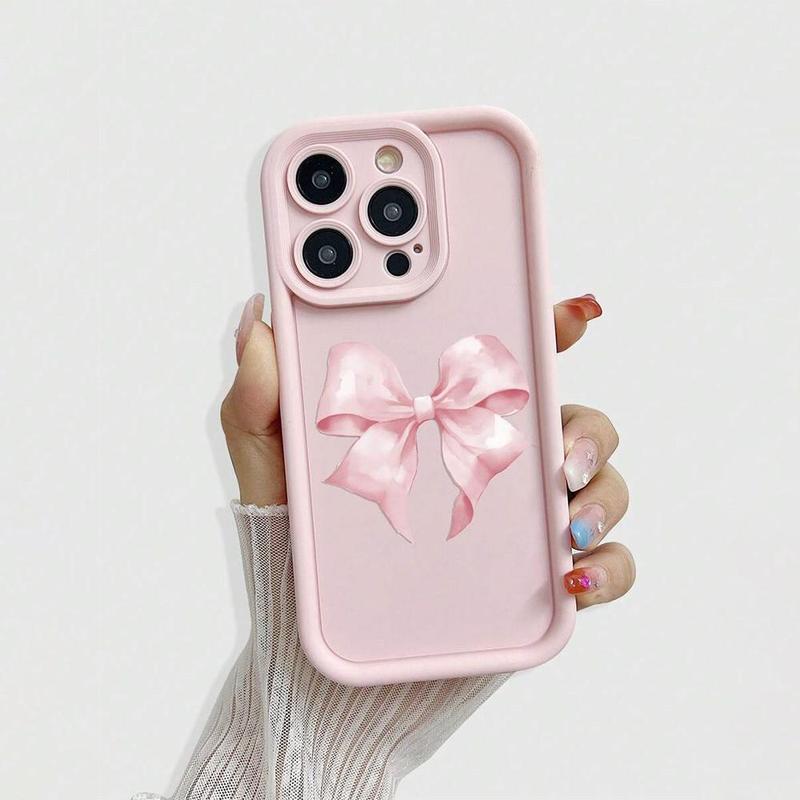 Bowknot Pattern Phone Case, Decorative Phone Protector Cover, Phone ...