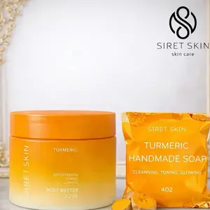 Turmeric Glow Duo - Brightening Body Butter & Brightening Body Soap