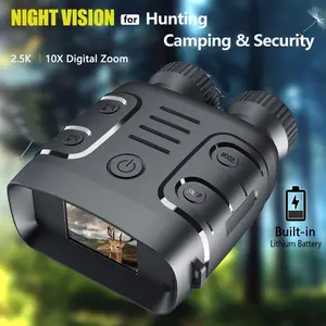 2.5K Night Vision Binoculars with 10X Digital Zoom, Long-Range Infrared Viewing, USB Rechargeable Battery - Perfect for Hunting and Surveillance,Birthday gift,gift for man, Father's Day