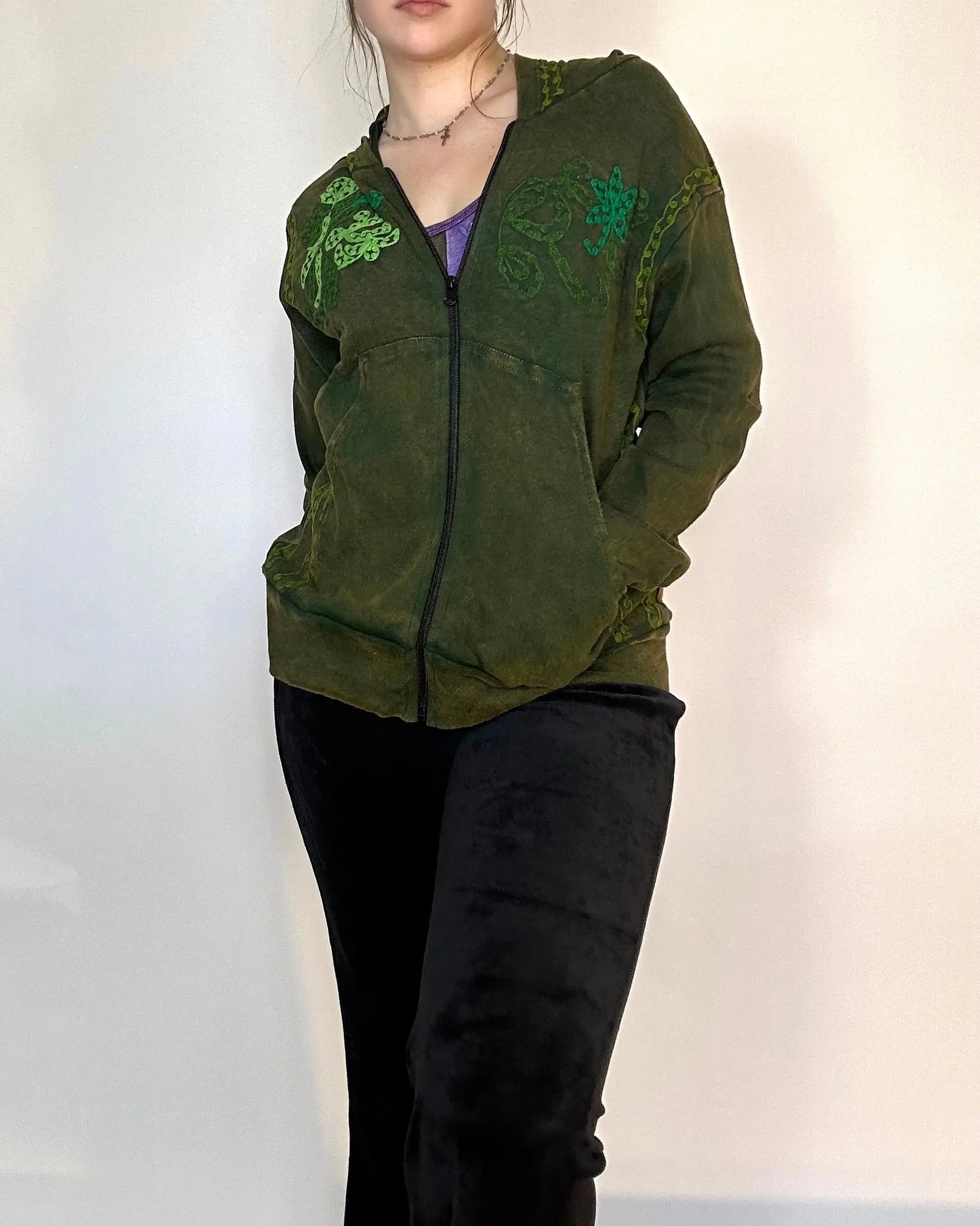 akimbo hoodie forest green - TikTok Shop