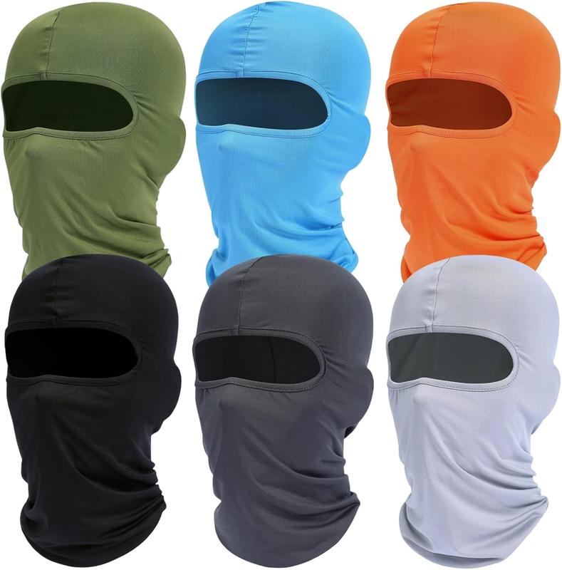 Balaclava Ski  Mask: Cooling  Gaiter Full  Cover Hood Shiesty Mask for Men Women 6 Pack